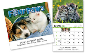 Wall Calendars: Four Paws Wall Calendars